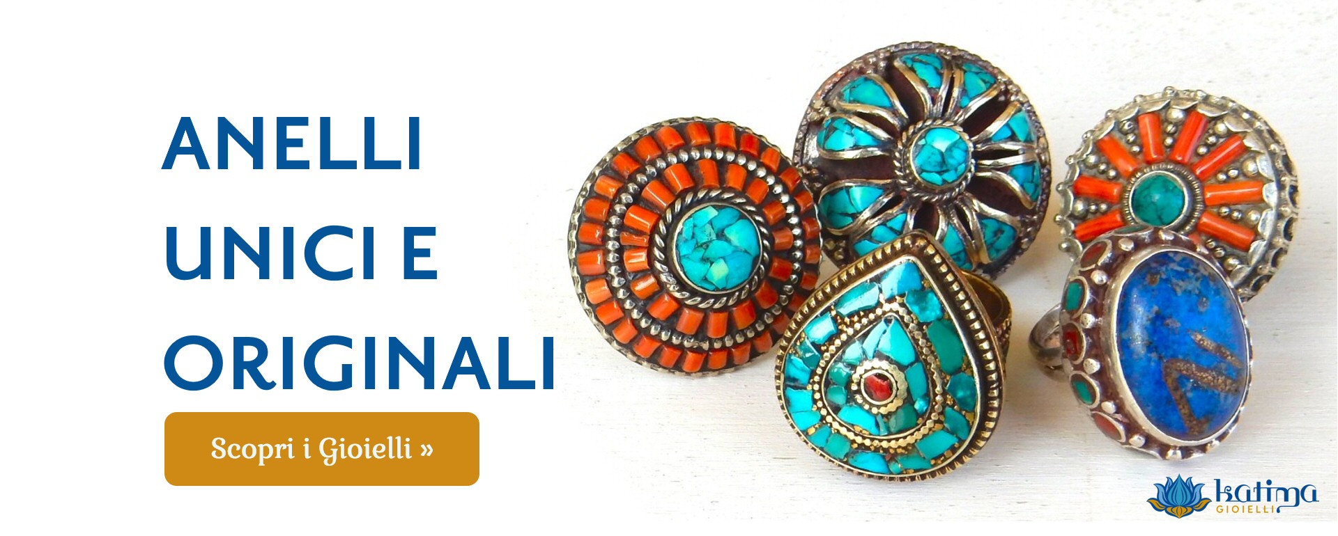 Scegli e compra su Etsy gli anelli etnici / boho unici e originali di Katima Gioielli