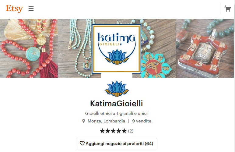 Acquista su Etsy i gioielli di Katima